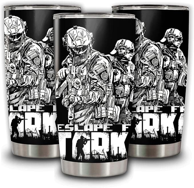 Insulated Tumbler Escape From Tarkov Stainless Steel Coffee Cup 20 Oz Vacuumvacuumtravel Mug on Amazon